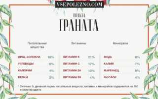 Тайны граната, польза и вред для здоровья, противопоказания